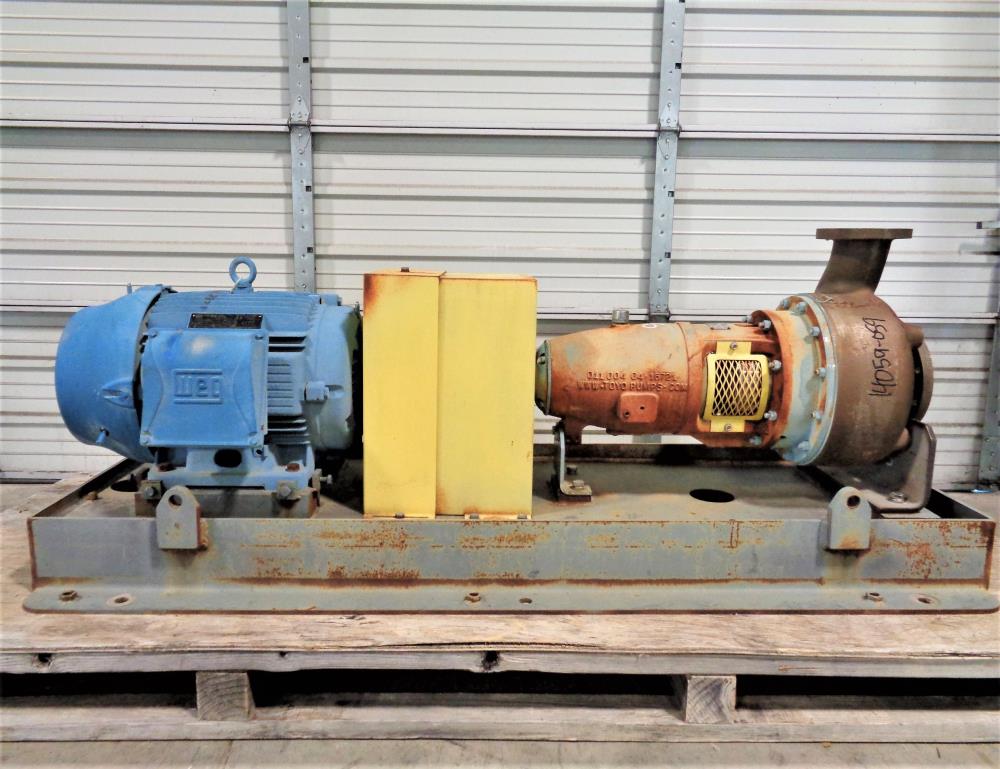 Toyo 4" x 3" Centrifugal Pump DEH-72-80-PF4-CD4-D# with 40HP Motor